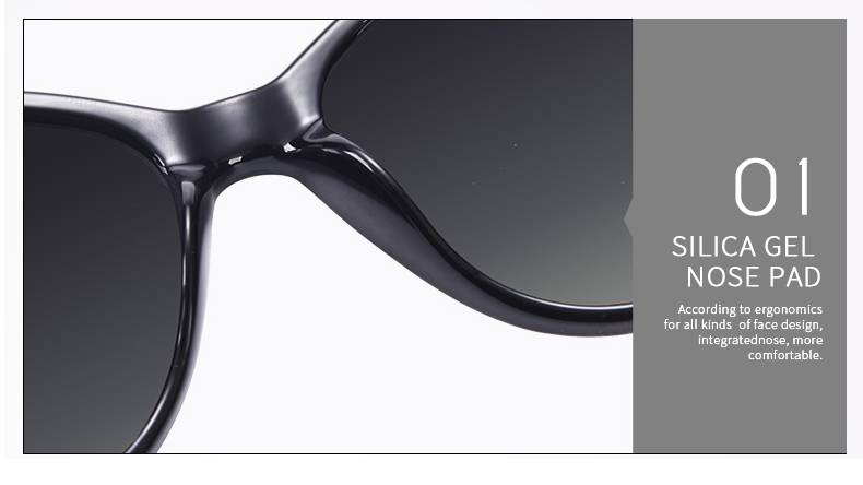 Women's Cat Eye Polarized Sunglasses with Gradient Shades