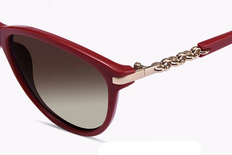 Women's Cat Eye Polarized Sunglasses with Gradient Shades