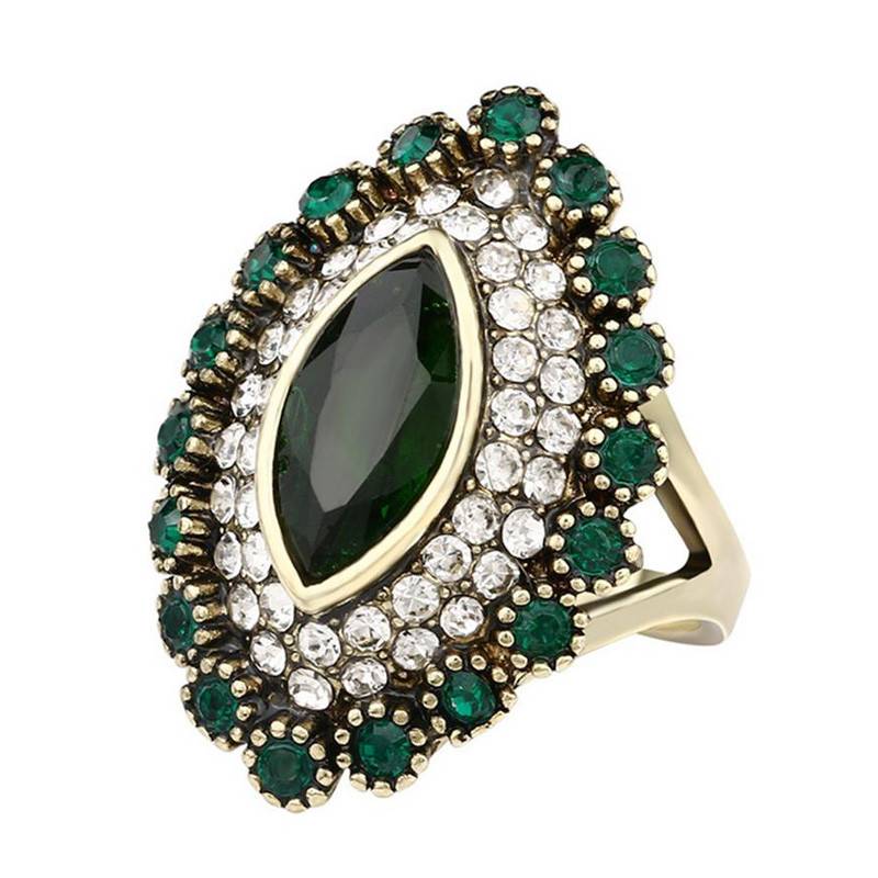 Women's Deep Forest Necklace, Earrings and Ring Set