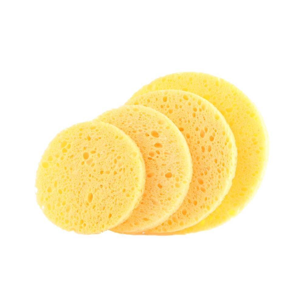 Natural Cellulose Sponge for Face Care 10 Pcs Set