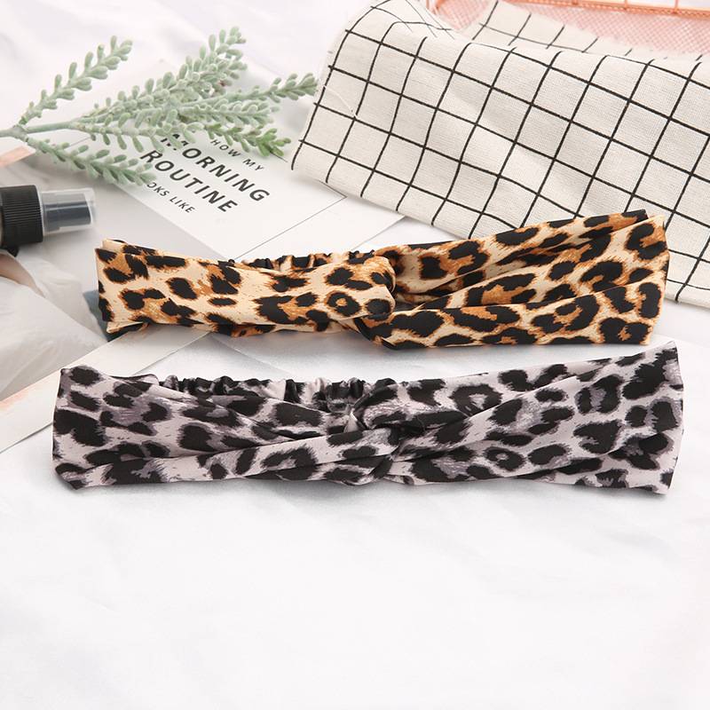 Canvas Headband in Animal Print