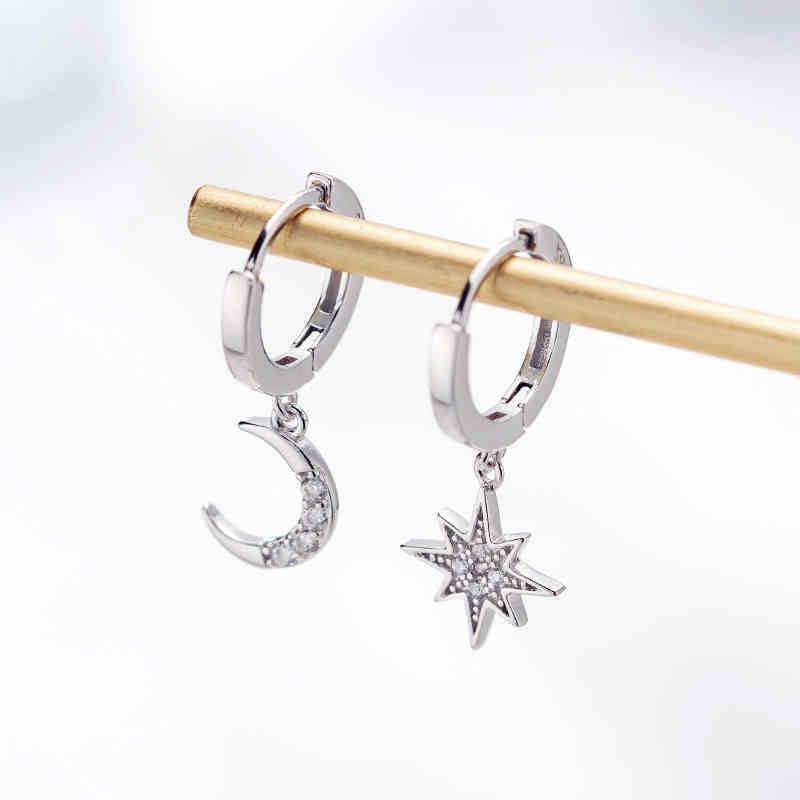 Women's Star/Moon Shaped Dangle Earrings Women's Star/Moon Shaped Dangle Earrings