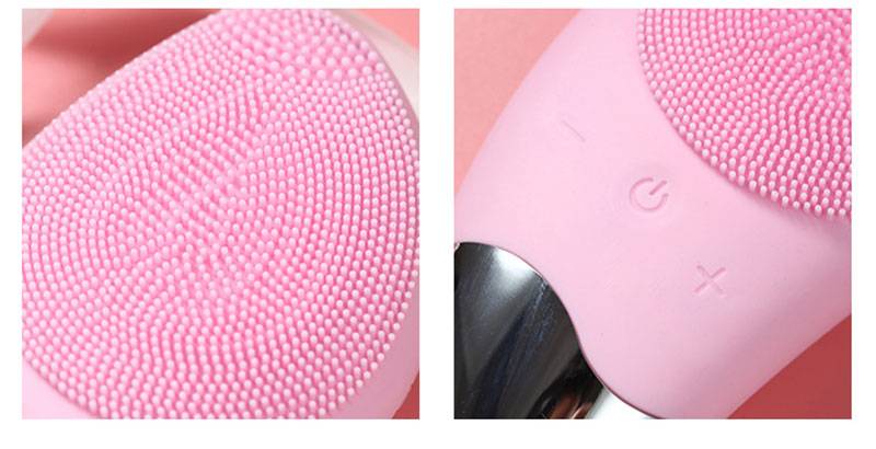Ergonomic Electric Silicone Facial Cleansing Brush Ergonomic Electric Silicone Facial Cleansing Brush
