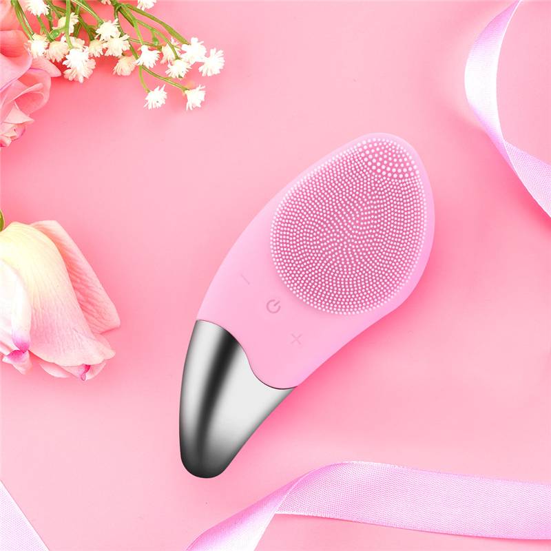 Ergonomic Electric Silicone Facial Cleansing Brush Ergonomic Electric Silicone Facial Cleansing Brush